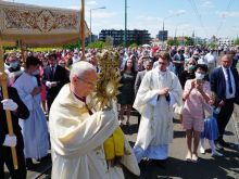 A Corpus Christi procession in Poznań, Poland, June 3, 2021. Credit: Archdiocese of Poznań.